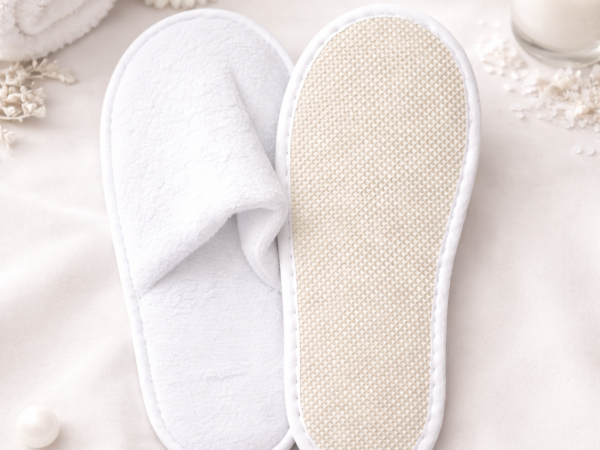 Coral velour papuče