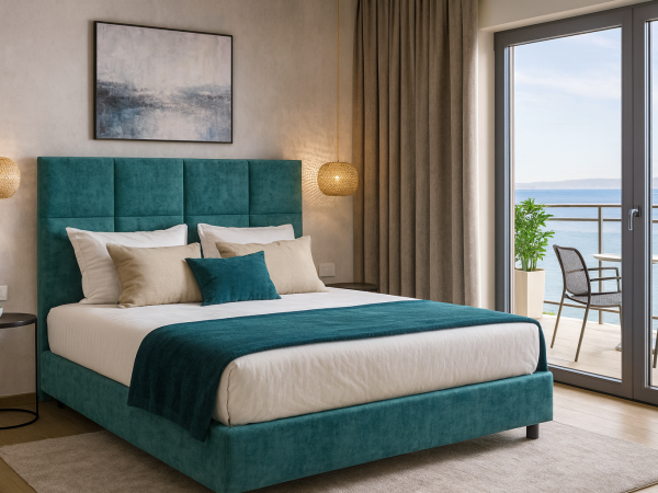 Boxspring krevet Olivia s madracem Luxury HR Memory 26cm