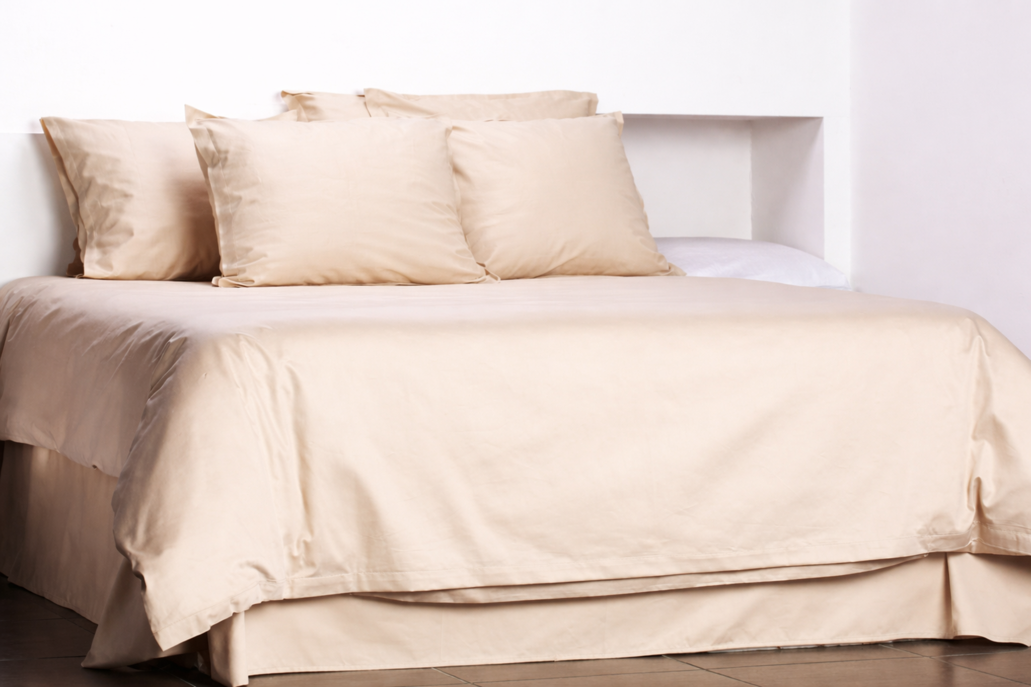 Damast posteljina bež