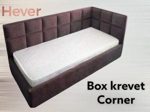 Box krevet Corner smeđi