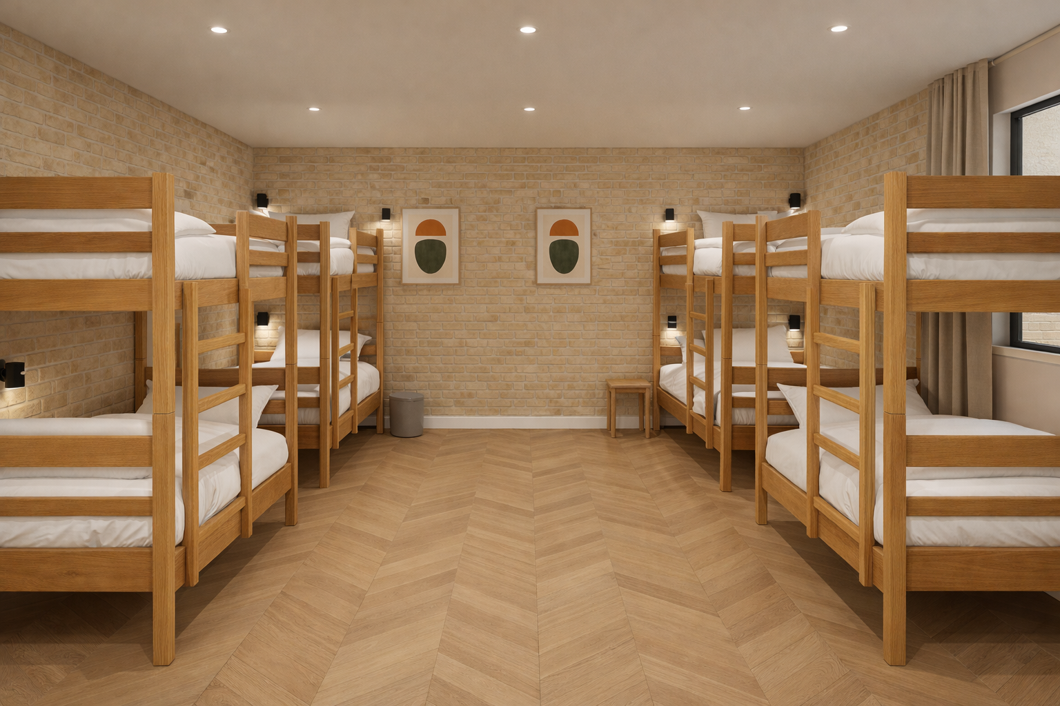 Kreveti na kat Hrast hostel