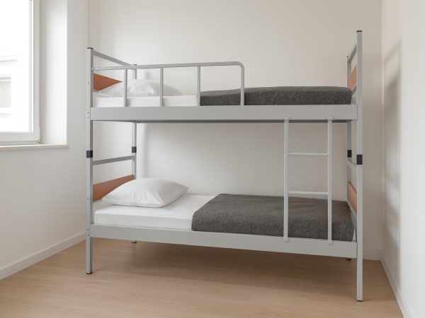 Metalni krevet na kat s drv. ispunom V4 90x200