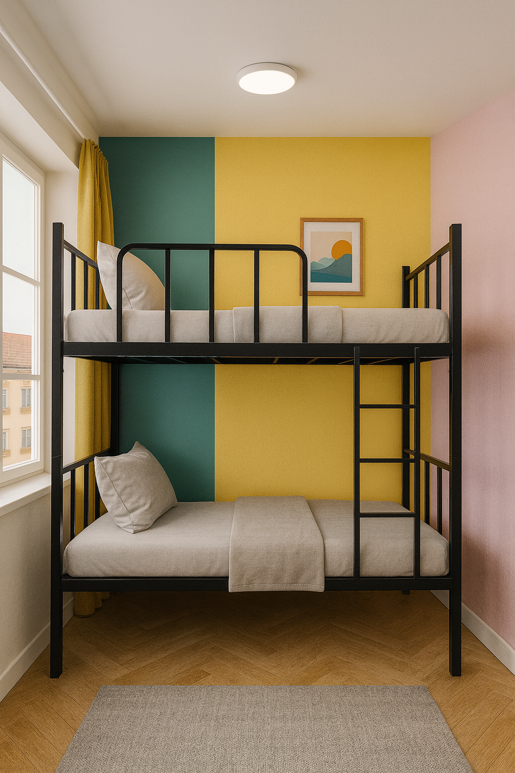 Metalni krevet na kat Hev2_90