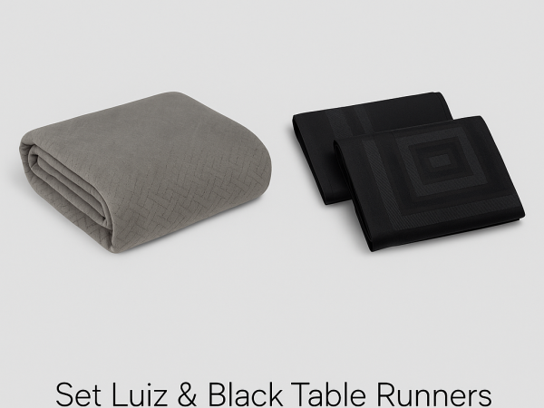 Set Luiz & Black Table Duo