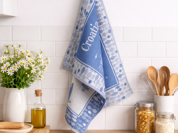 Kuhinjska krpa Karta Hrvatske